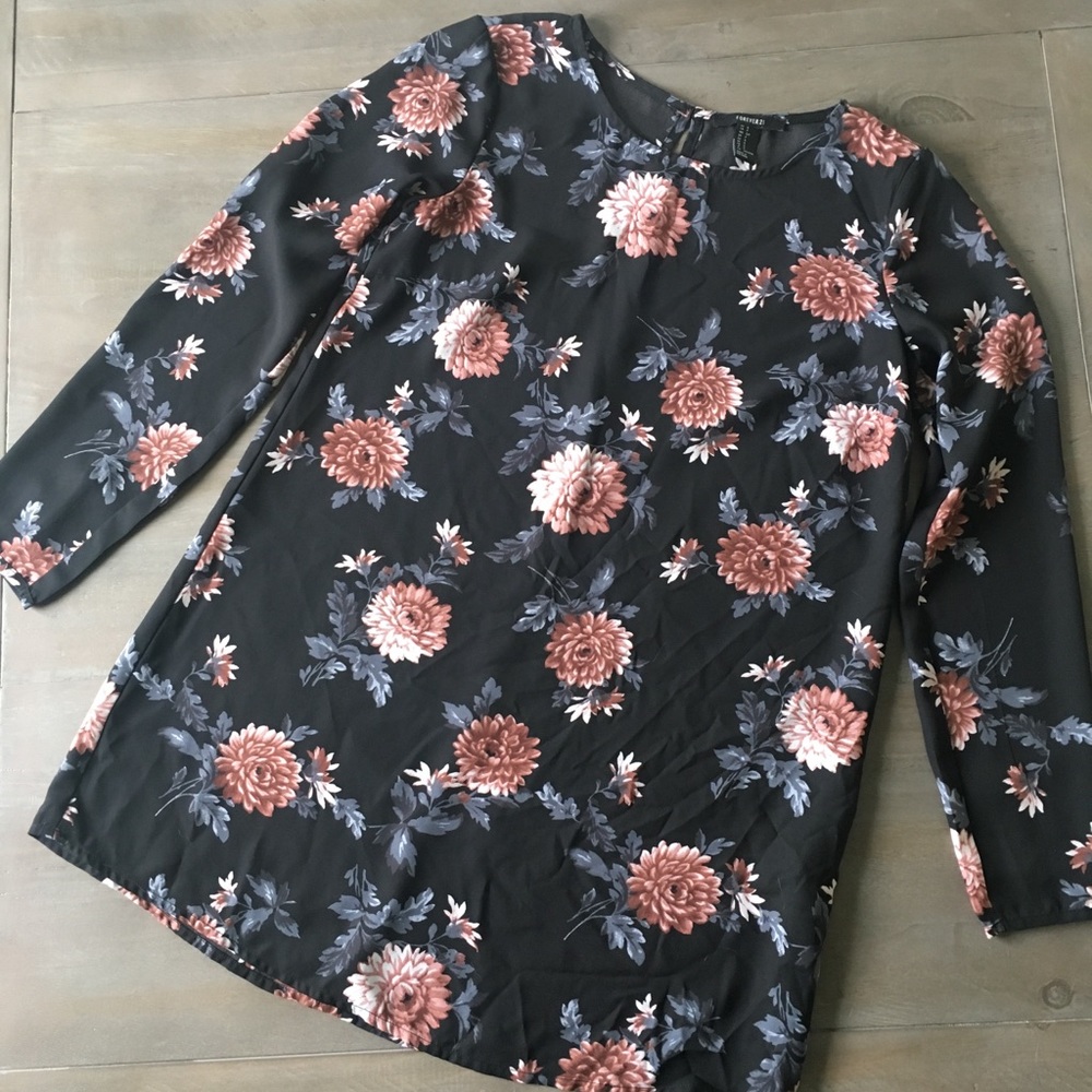 Forever 21 floral tunic